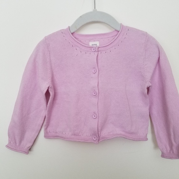 Gap Baby girl lavendar sweater - Picture 2 of 2
